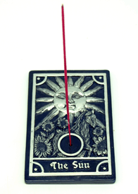 Sun Tarot Card Incense Burner